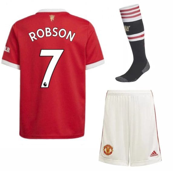 Футбольная форма Робсон 7 Манчестер Юнайтед 2022 с гетрами