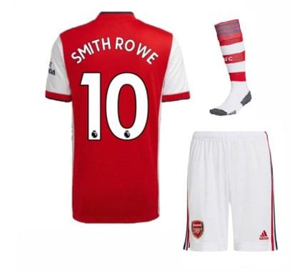 Футбольная форма Смит-Роу 10 Арсенал 2022 с гетрами