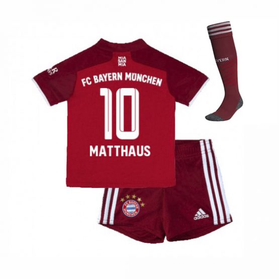 Детская форма Бавария Мюнхен 2021-2022 Маттеус 10 с гетрами
