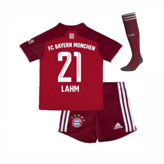 Детская форма Бавария Мюнхен 2021-2022 Лам 21 с гетрами