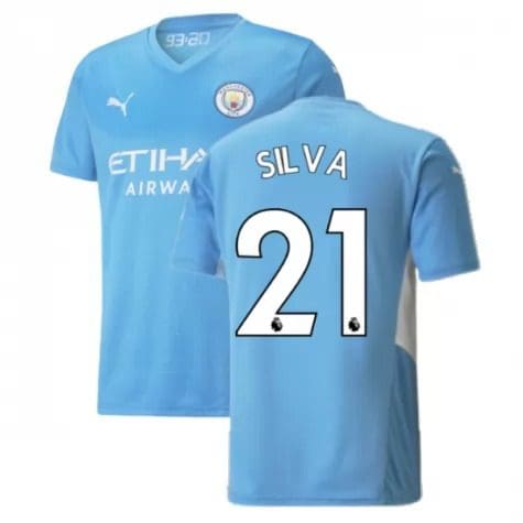 Футболка Сильва 21 Манчестер Сити 2021-2022