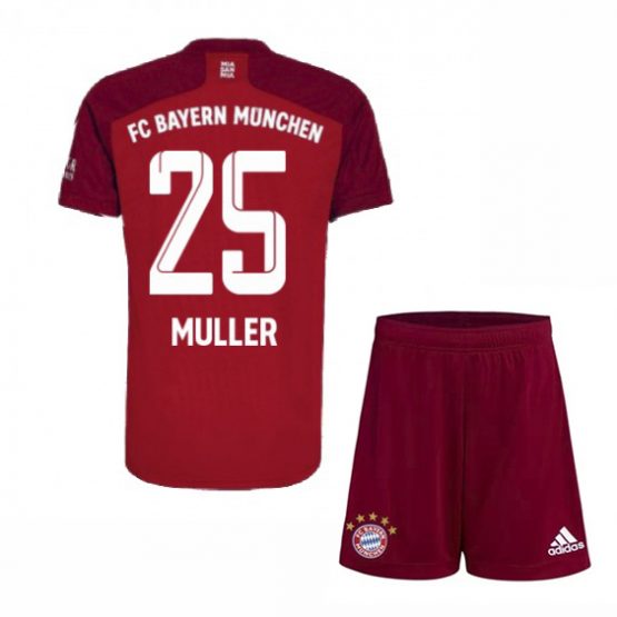 Футбольная форма Мюллер 25 Бавария Мюнхен 2021-2022