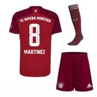 Футбольная форма Мартинес 8 Бавария Мюнхен 2022 с гетрами