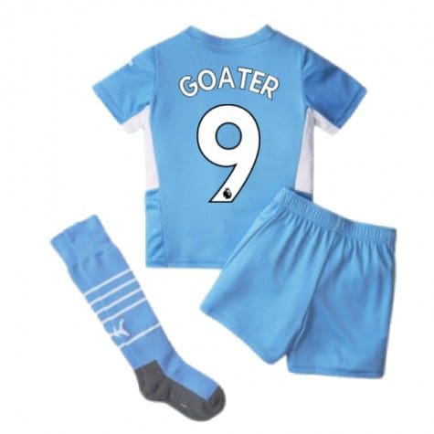 Детская форма Манчестер Сити 2021-2022 Гоутер 9 с гетрами