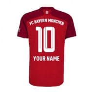 Футболка Бавария Мюнхен 2021-2022 с Вашим именем и номером
