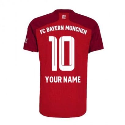 Футболка Бавария Мюнхен 2021-2022 с Вашим именем и номером