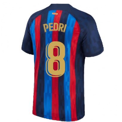 Футболка Педри 8 Барселона 2023 года