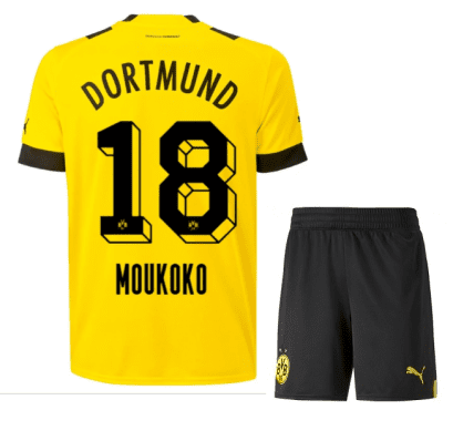 Детская футбольная форма Мукоко Боруссия Дортмунд 2023 года