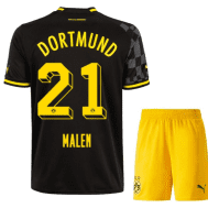 Чёрная детская футбольная форма Мален Боруссия Дортмунд 2023