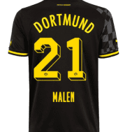 Гостевая футболка Мален Боруссия Дортмунд 2023 год чёрная