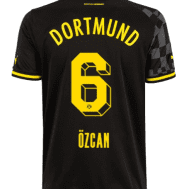 Гостевая футболка Озджан Боруссия Дортмунд 2023 год чёрная