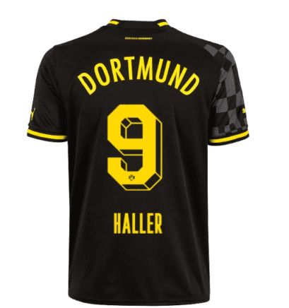 Гостевая футболка Аллер Боруссия Дортмунд 2023 год чёрная