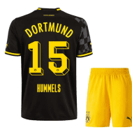 Чёрная детская футбольная форма Хуммельс Боруссия Дортмунд 2023