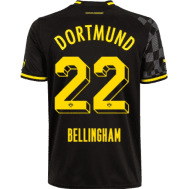 Гостевая футболка Беллингем Боруссия Дортмунд 2023 год чёрная