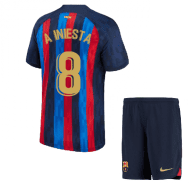 Детская футбольная форма Иньеста 8 Барселона 2022-2023