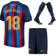 Футбольная форма Альба Барселона 2023 года с гетрами