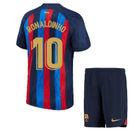 Детская футбольная форма Роналдиньо 10 Барселона 2022-2023