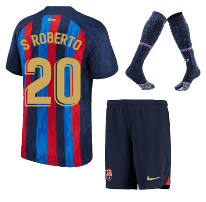 Футбольная форма Роберто Барселона 2023 года с гетрами