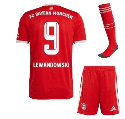 Футбольная форма Левандовский Бавария Мюнхен 2023 года с гетрами