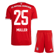 Детская футбольная форма Мюллер Бавария Мюнхен 2023 год