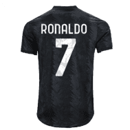 Футболка Роналду Ювентус гостевая чёрная 2023 год