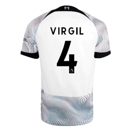 Гостевая футболка Вирджил Ливерпуль 2023 года