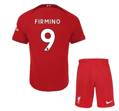 Детская футбольная форма Фермино 9 Ливерпуль 2023 года