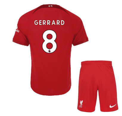 Детская футбольная форма Джеррард 8 Ливерпуль 2023 года