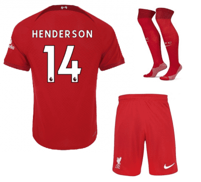 Футбольная форма Хендерсон Ливерпуль 2023 года с гетрами