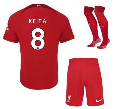 Футбольная форма Кейта Ливерпуль 2023 года с гетрами