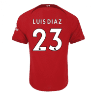Футболка Луис Диаз 23 Ливерпуль 2023 года