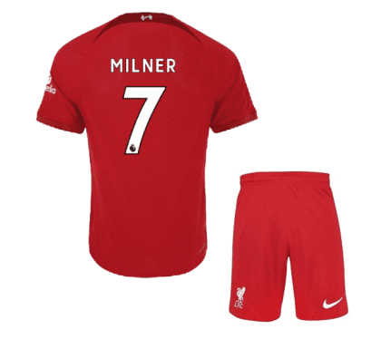 Детская футбольная форма Милнер 7 Ливерпуль 2023 года