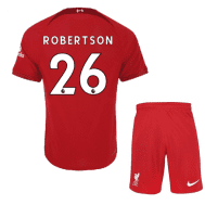 Детская футбольная форма Робертсон 26 Ливерпуль 2023 года