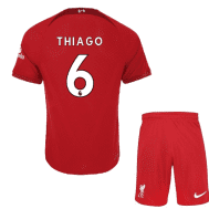 Детская футбольная форма Тиаго 6 Ливерпуль 2023 года