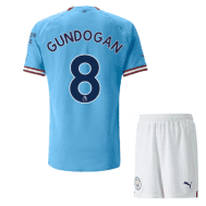 Детская футбольная форма Гюндоган 8 Манчестер Сити 2023 года