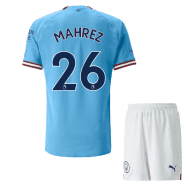 Детская футбольная форма Махрез 26 Манчестер Сити 2023 года
