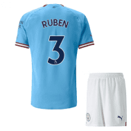 Детская футбольная форма Рубен 3 Манчестер Сити 2023 года