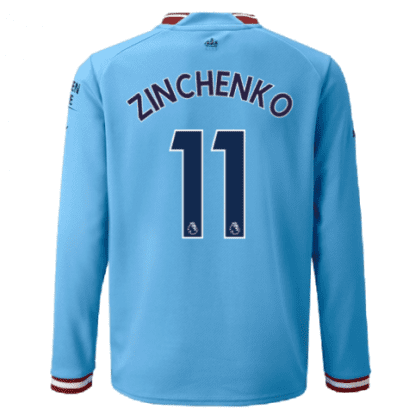 Футболка Зинченко Манчестер Сити с длинными рукавами