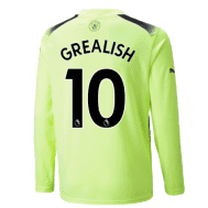 Третья футболка Грилиш Манчестер Сити 2022-2023 с длинными рукавами