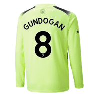 Третья футболка Гюндоган Манчестер Сити 2022-2023 с длинными рукавами