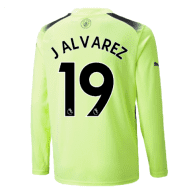 Третья футболка Альварес Манчестер Сити 2022-2023 с длинными рукавами