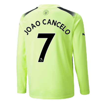 Третья футболка Канселу Манчестер Сити 2022-2023 с длинными рукавами