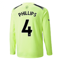 Третья футболка Филлипс Манчестер Сити 2022-2023 с длинными рукавами