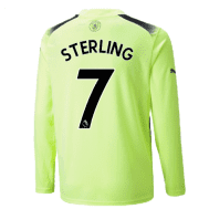 Третья футболка Стерлинг Манчестер Сити 2022-2023 с длинными рукавами