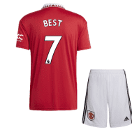 Детская футбольная форма Бест 7 Манчестер Юнайтед 2023 года