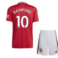 Детская футбольная форма Рашфорд 10 Манчестер Юнайтед 2023 года