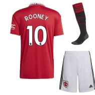 Детская форма Руни 10 Манчестер Юнайтед 2023 года с гетрами