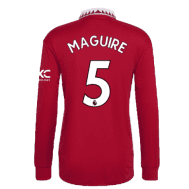 Футболка Магуайр длинный рукав 2023 год Манчестер Юнайтед