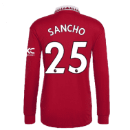 Футболка Санчо длинный рукав 2023 год Манчестер Юнайтед