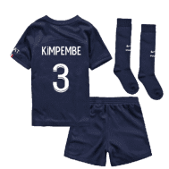 Детская футбольная форма Кимпембе ПСЖ 2023 года с гетрами